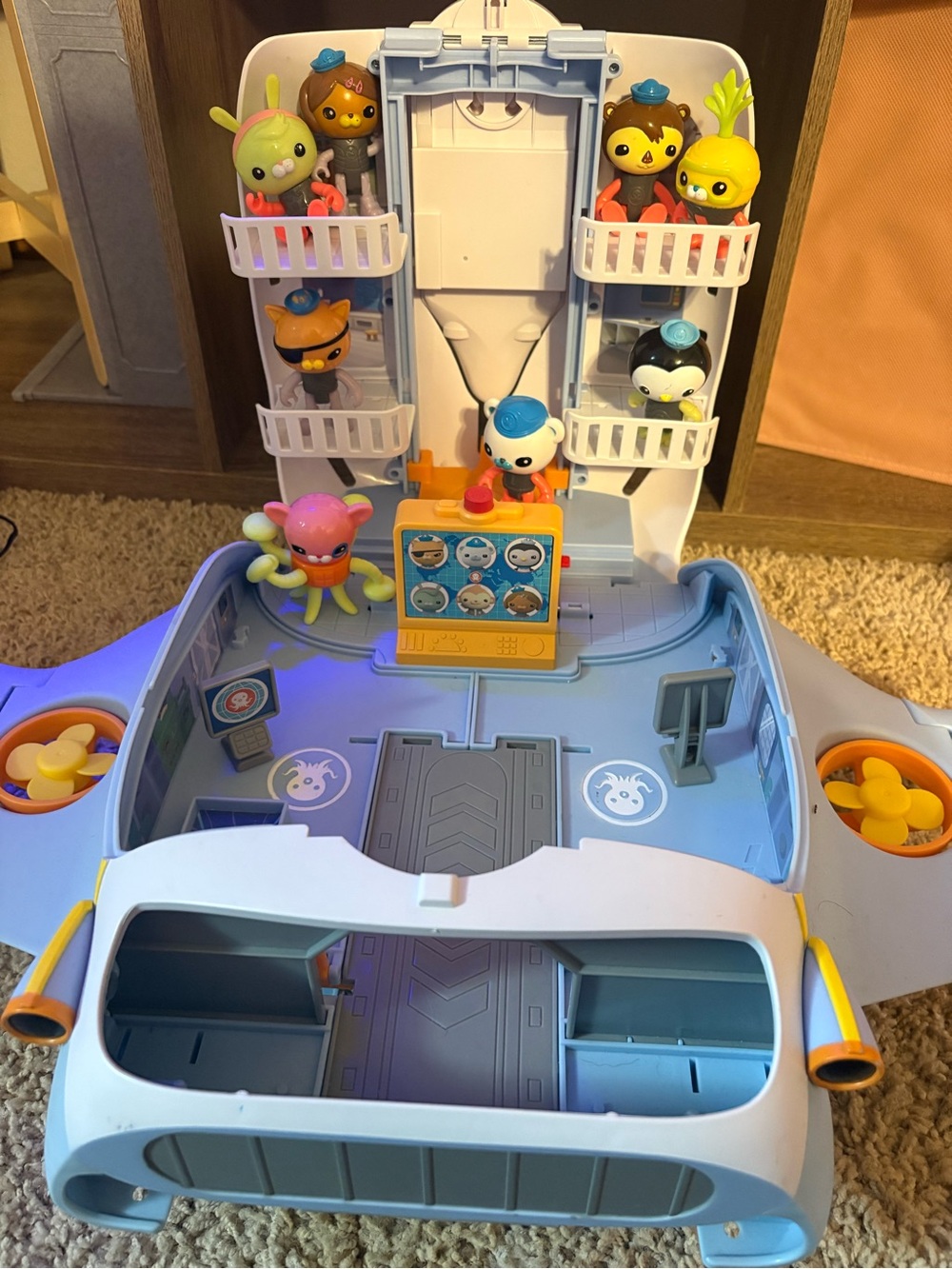 Octonauts - Octoglow crew set and Octoray